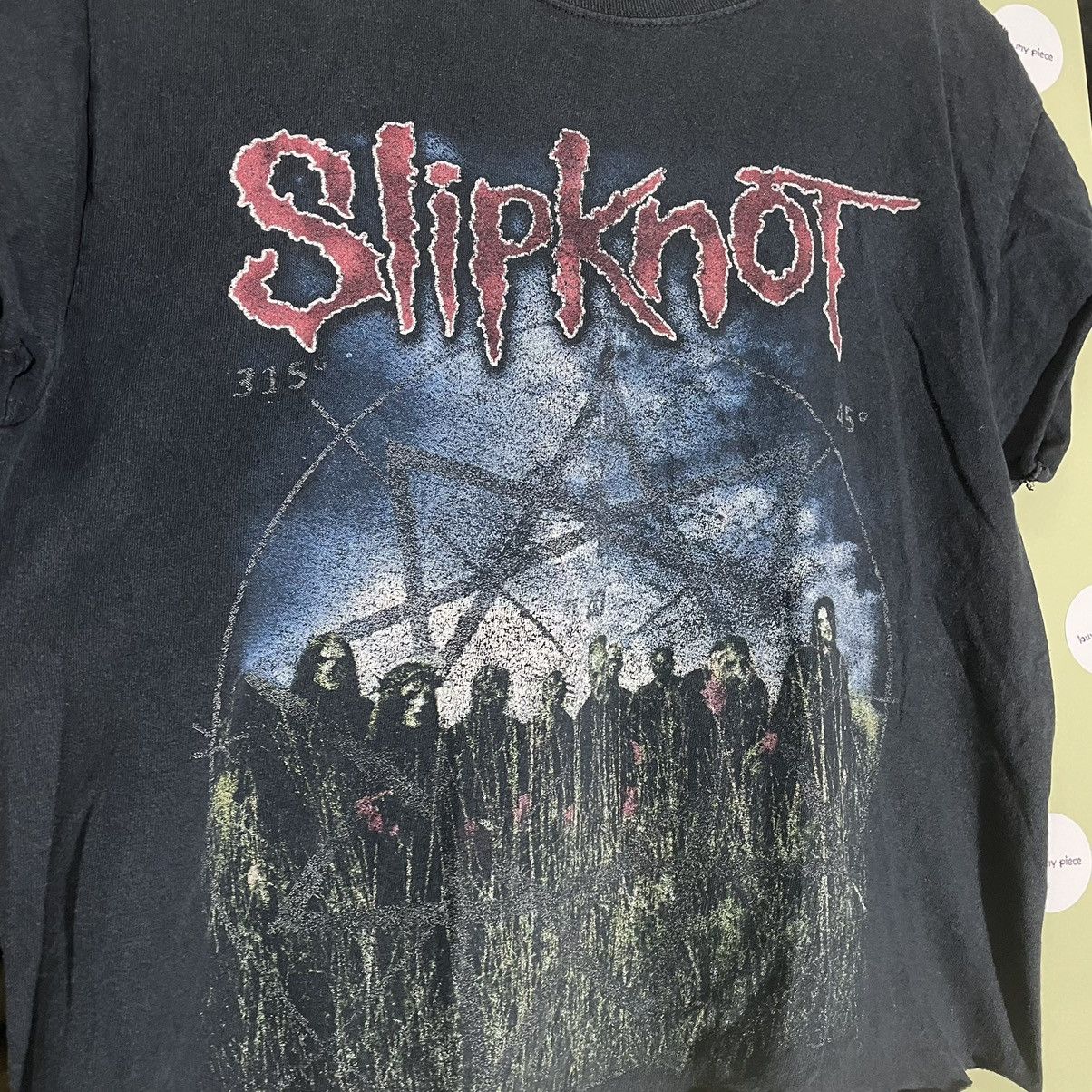 Band Tees Vintage Y2K Distressed Slipknot Dead Face Horror Band Rock Size US M / EU 48-50 / 2 - 3 Thumbnail