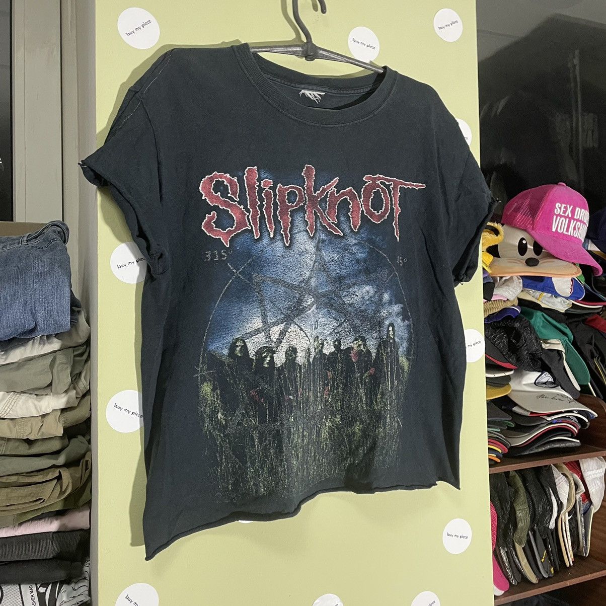 Band Tees Vintage Y2K Distressed Slipknot Dead Face Horror Band Rock Size US M / EU 48-50 / 2 - 1 Thumbnail