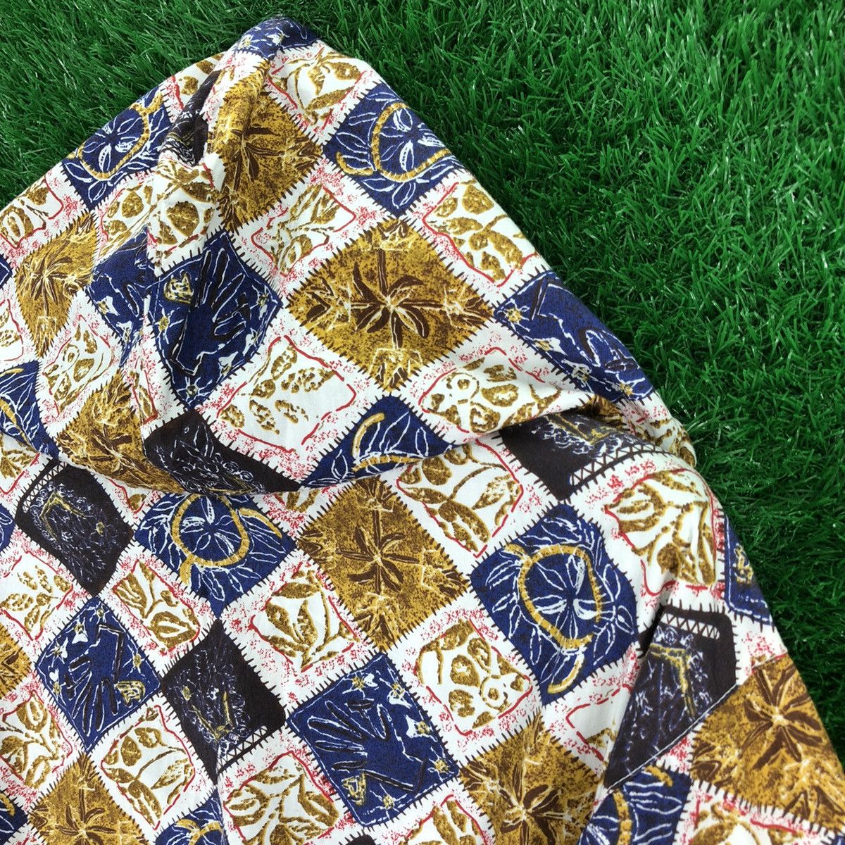 Japanese Brand Vintage Fullprint Sweater Zipper Hoodie by G/G Club Size US S / EU 44-46 / 1 - 5 Thumbnail