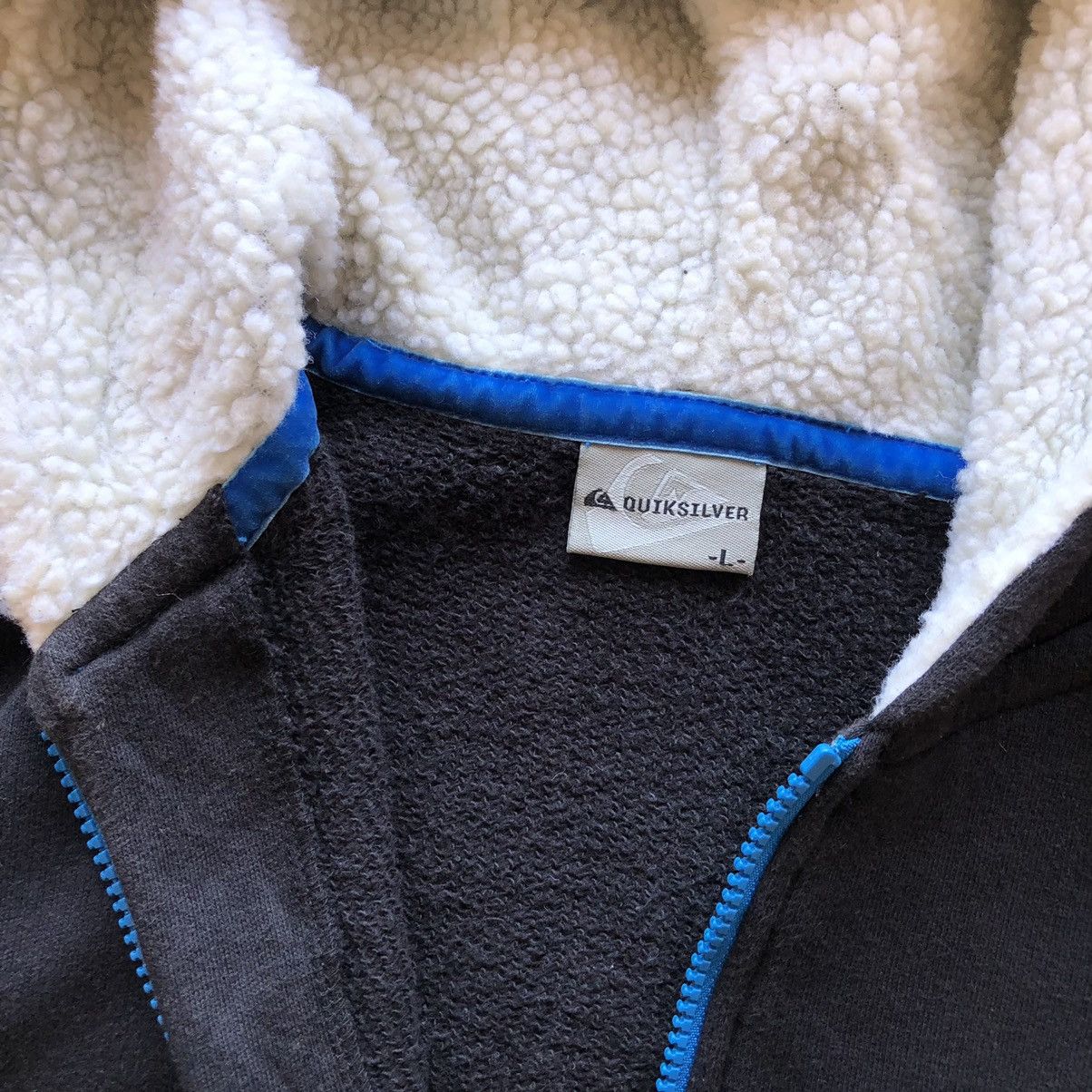 Quicksilver Quiksilver Sherpa Lining Sweater Zipper Hoodie Size US M / EU 48-50 / 2 - 8 Thumbnail