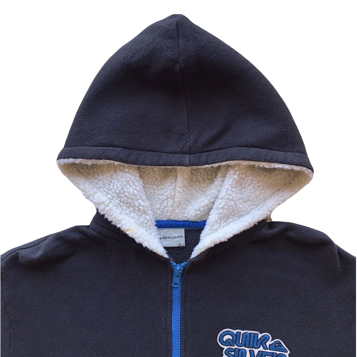 Quicksilver Quiksilver Sherpa Lining Sweater Zipper Hoodie Size US M / EU 48-50 / 2 - 2 Thumbnail