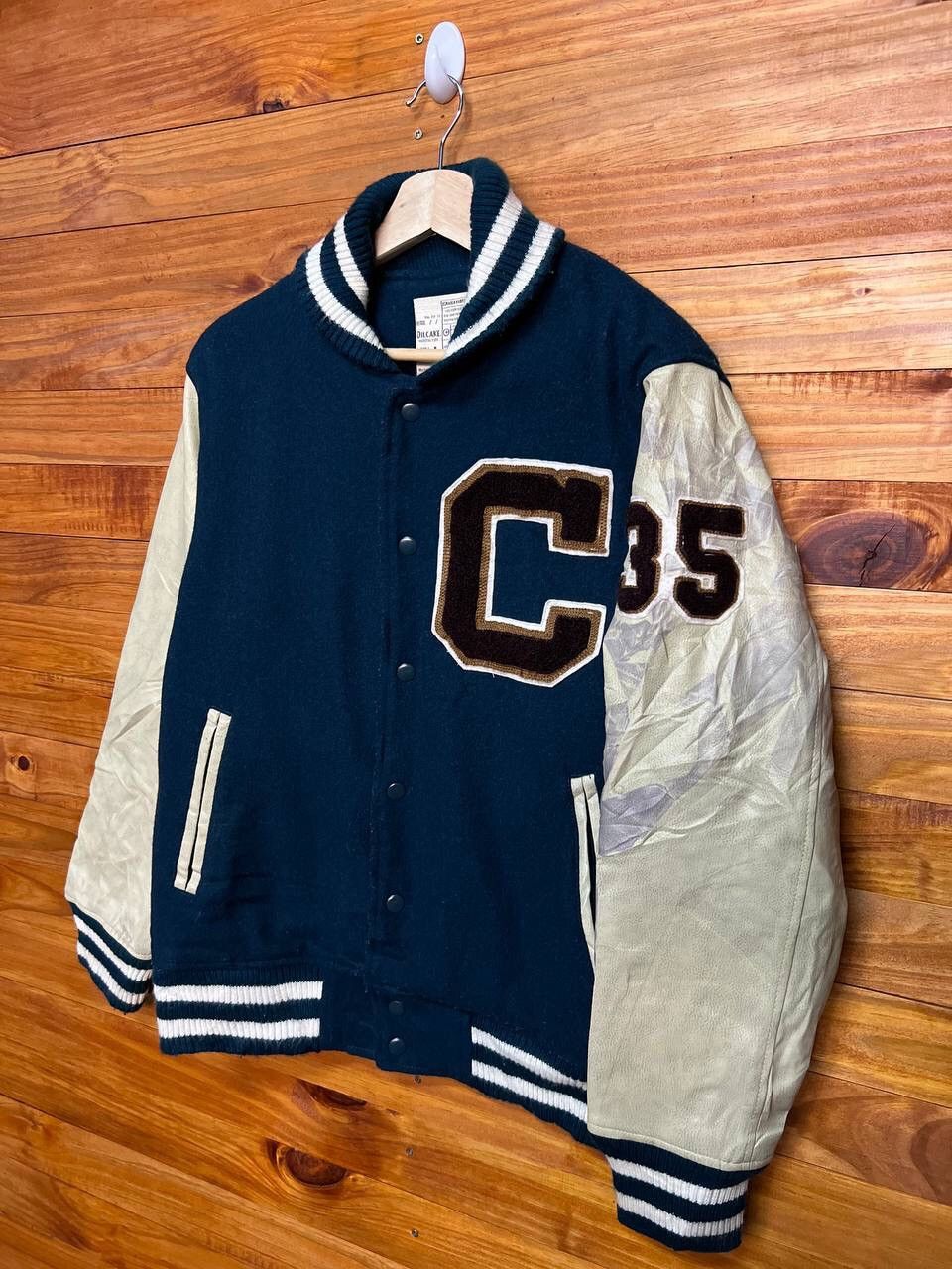 Japanese Brand FOREST BRAVES ATHLETIC EMBROIDERED WOOL VARSITY JACKET Size US M / EU 48-50 / 2 - 9 Thumbnail