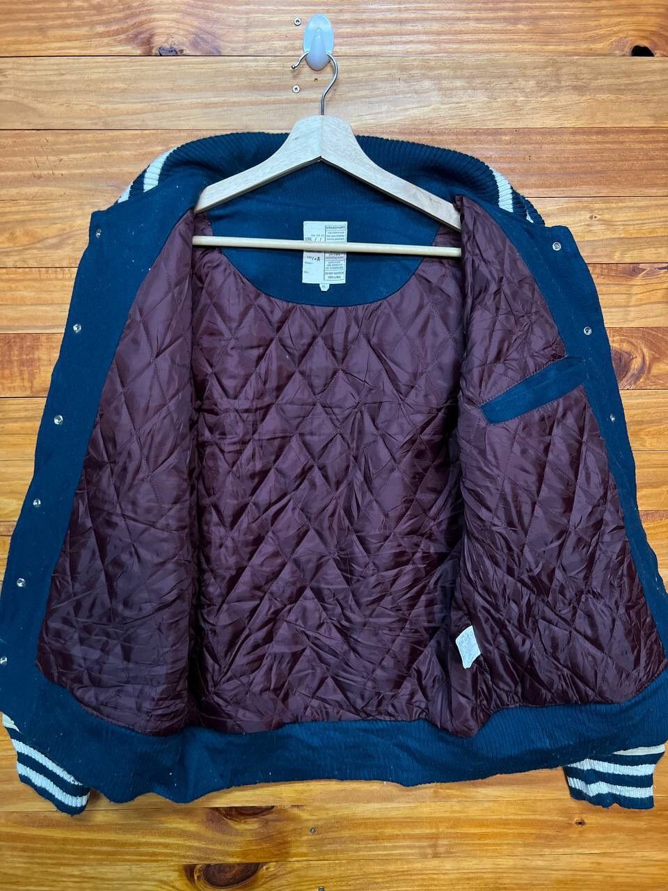 Japanese Brand FOREST BRAVES ATHLETIC EMBROIDERED WOOL VARSITY JACKET Size US M / EU 48-50 / 2 - 12 Thumbnail