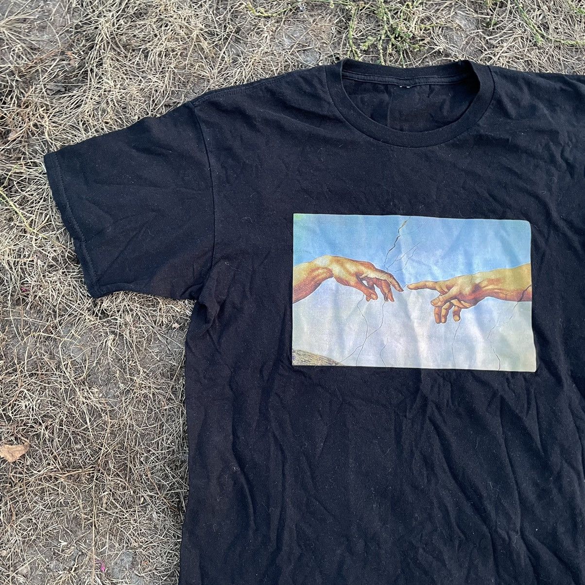 Vintage Vintage Y2K God Tee Heaven Hell Satan Jesus L Size US L / EU 52-54 / 3 - 3 Thumbnail