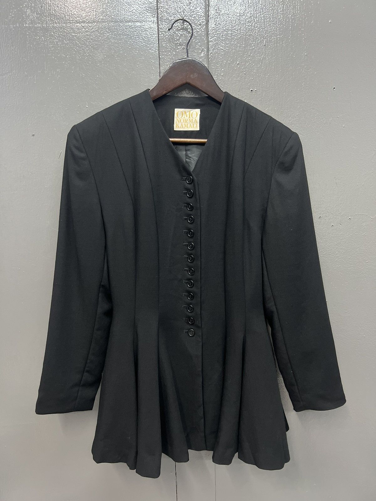 Norma Kamali ARCHIVE OMO NORMA KAMALI BUTTON UP SHIRT/COATS Size M / US 6-8 / IT 42-44 - 1 Thumbnail