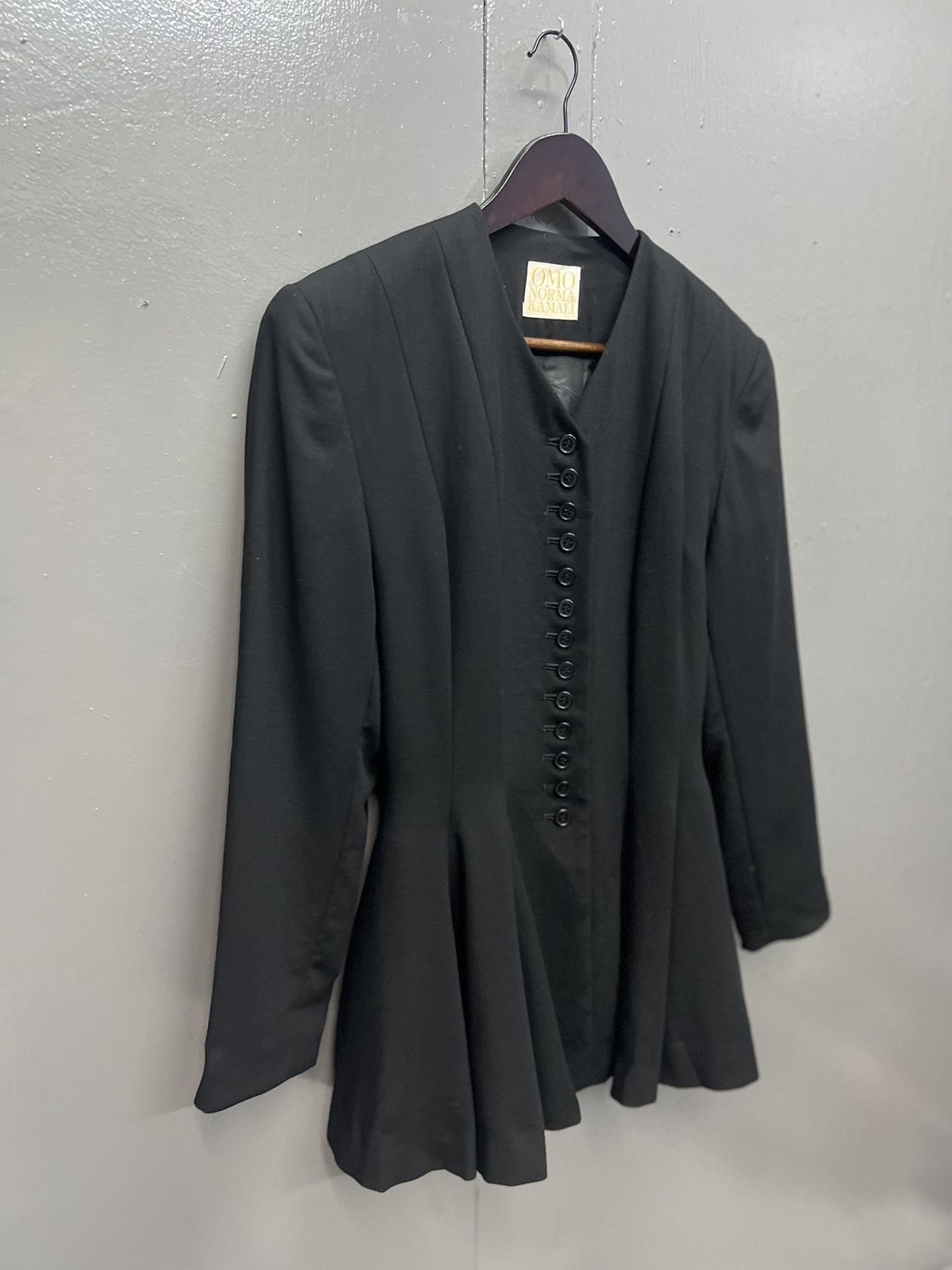 Norma Kamali ARCHIVE OMO NORMA KAMALI BUTTON UP SHIRT/COATS Size M / US 6-8 / IT 42-44 - 2 Thumbnail