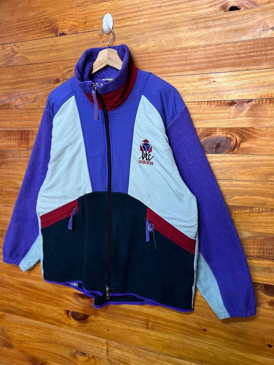 Adidas VINTAGE ADIDAS FLEECE JACKET Size US M / EU 48-50 / 2 - 3 Thumbnail