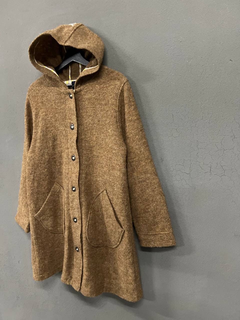 Japanese Brand NORTH OBJECT DE PETIT WOOL COAT WOMENS Size L / US 10 / IT 46 - 3 Thumbnail