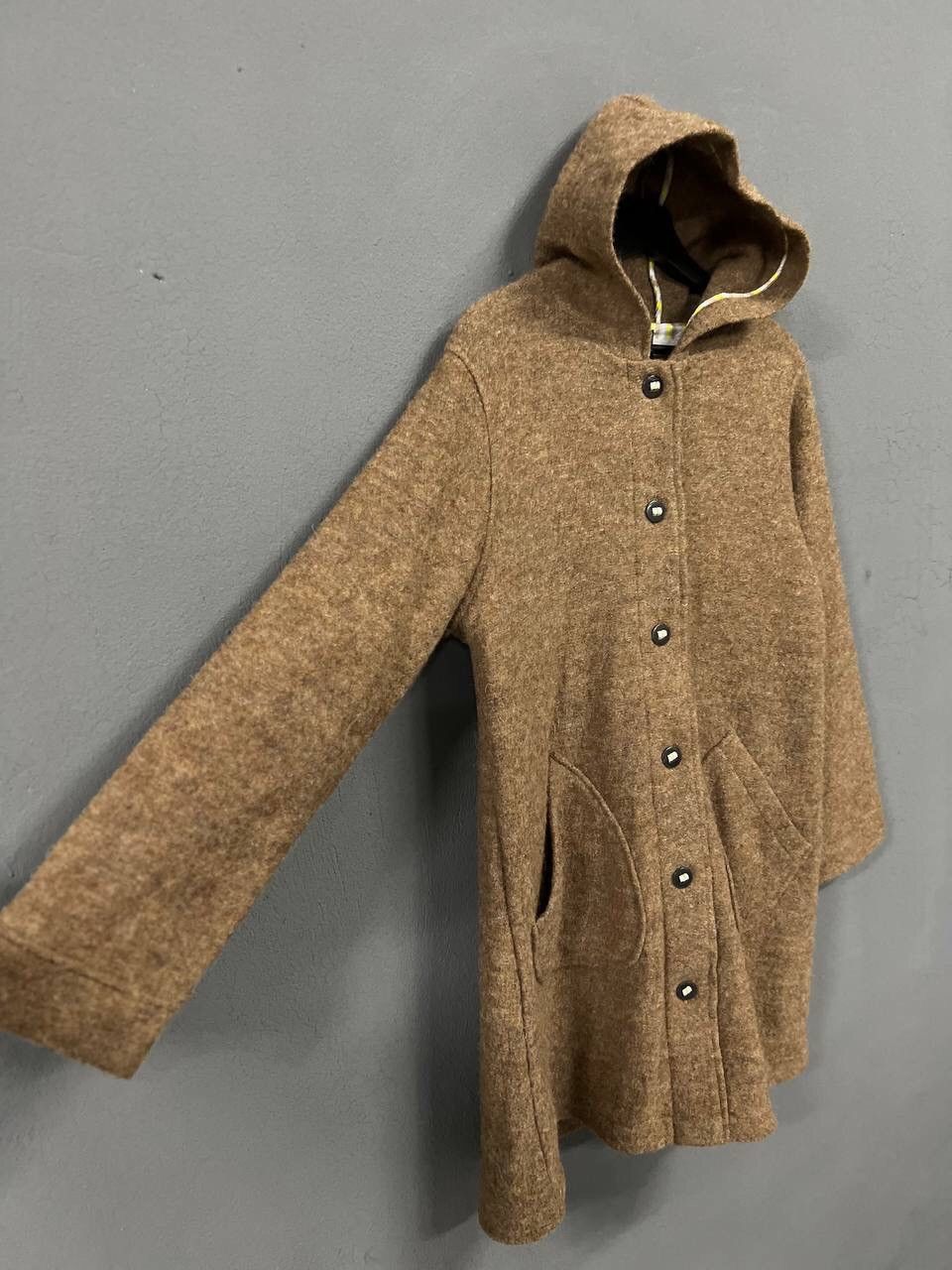 Japanese Brand NORTH OBJECT DE PETIT WOOL COAT WOMENS Size L / US 10 / IT 46 - 5 Thumbnail