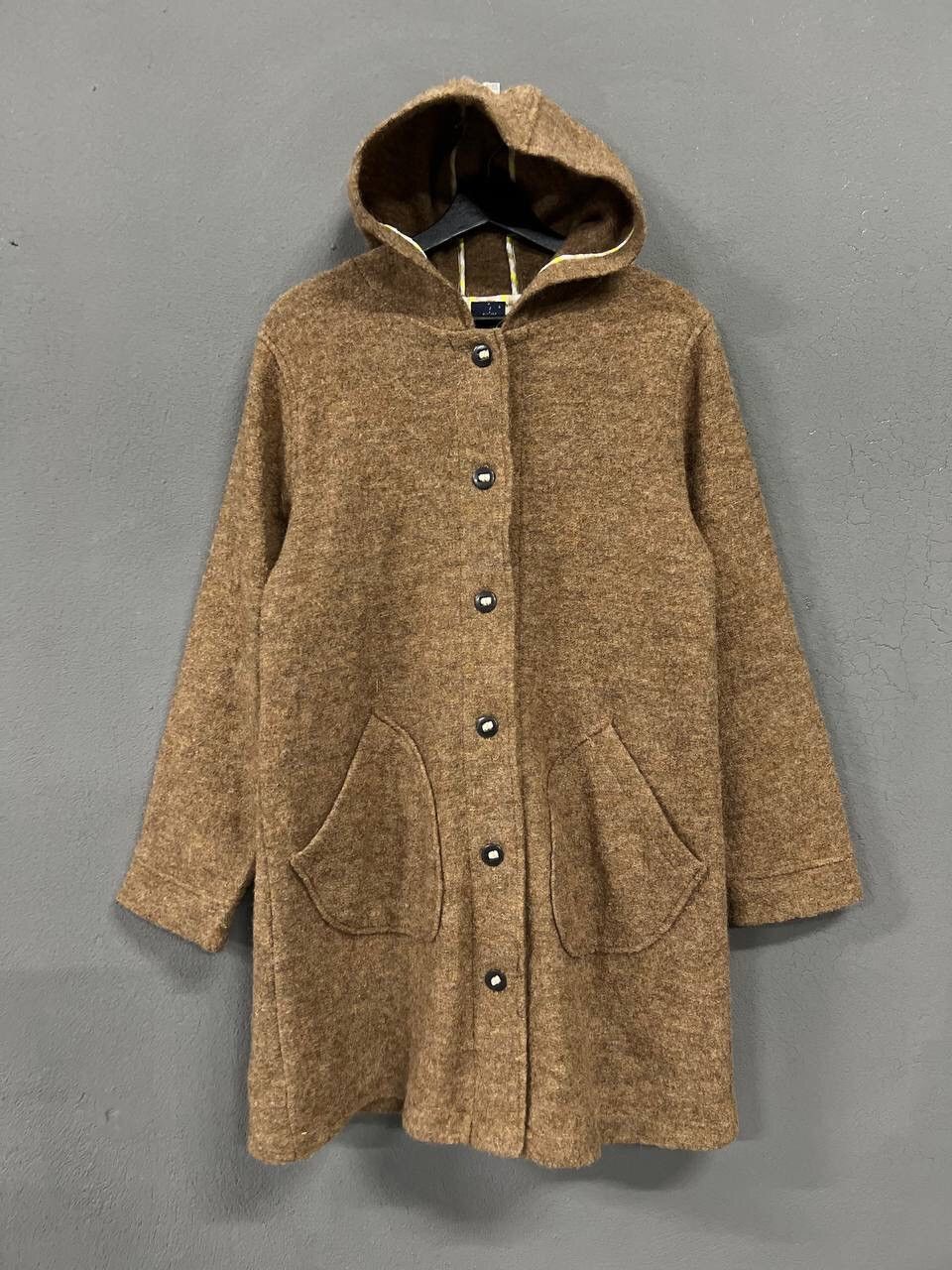 Japanese Brand NORTH OBJECT DE PETIT WOOL COAT WOMENS Size L / US 10 / IT 46 - 1 Thumbnail