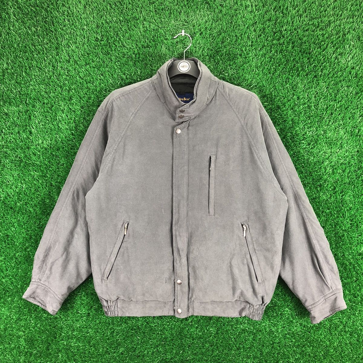 Golden Bear Vintage Golden Bear Casual Work Zipper Jacket Size US L / EU 52-54 / 3 - 1 Thumbnail