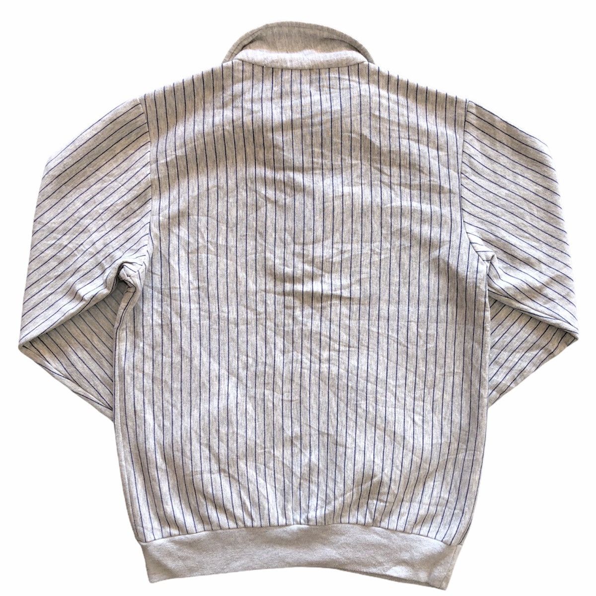 Japanese Brand Vintage Half Zipper Striped Sweater Shirt Size US M / EU 48-50 / 2 - 4 Thumbnail