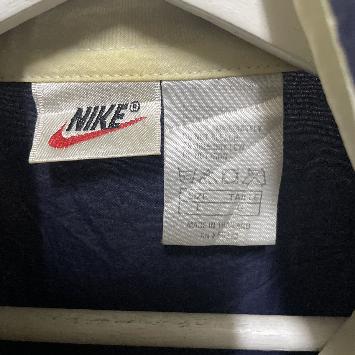 Nike × Vintage 💥 90s NIKE TRAINER ZIPPER JACKET Size US L / EU 52-54 / 3 - 12 Thumbnail