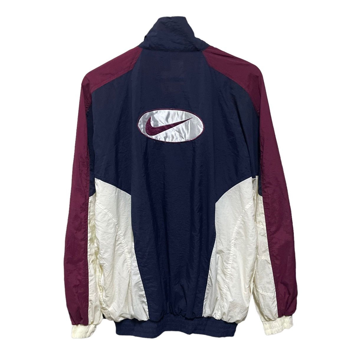 Nike × Vintage 💥 90s NIKE TRAINER ZIPPER JACKET Size US L / EU 52-54 / 3 - 8 Thumbnail