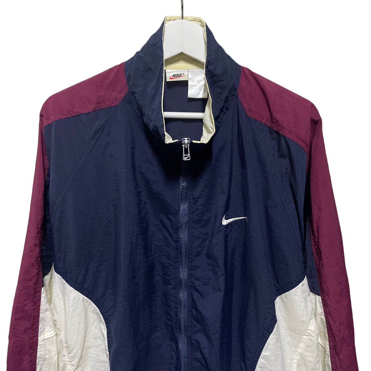 Nike × Vintage 💥 90s NIKE TRAINER ZIPPER JACKET Size US L / EU 52-54 / 3 - 7 Thumbnail
