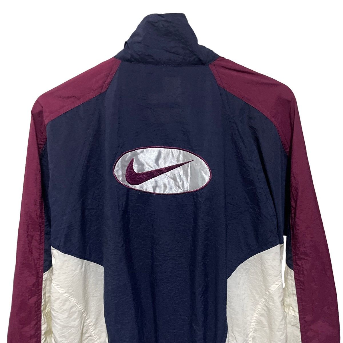 Nike × Vintage 💥 90s NIKE TRAINER ZIPPER JACKET Size US L / EU 52-54 / 3 - 10 Thumbnail