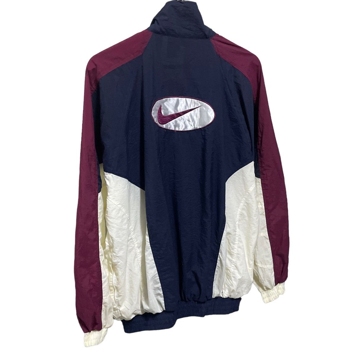 Nike × Vintage 💥 90s NIKE TRAINER ZIPPER JACKET Size US L / EU 52-54 / 3 - 9 Thumbnail