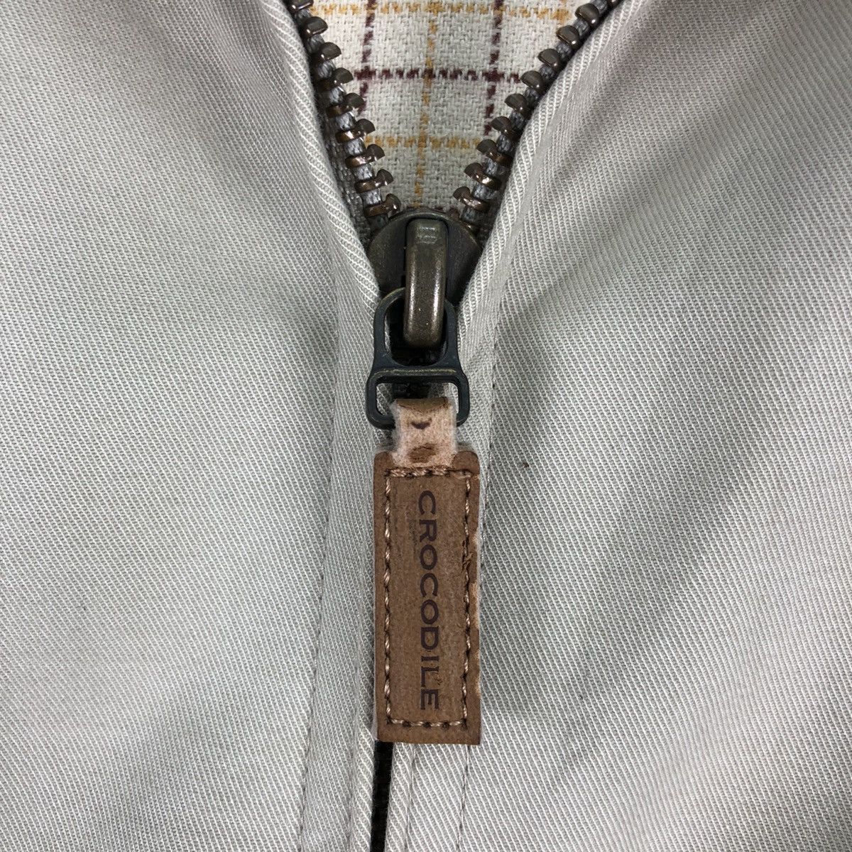 Japanese Brand × Vintage Vintage Crocodile Casual Work Zipper Jacket Size US L / EU 52-54 / 3 - 11 Thumbnail