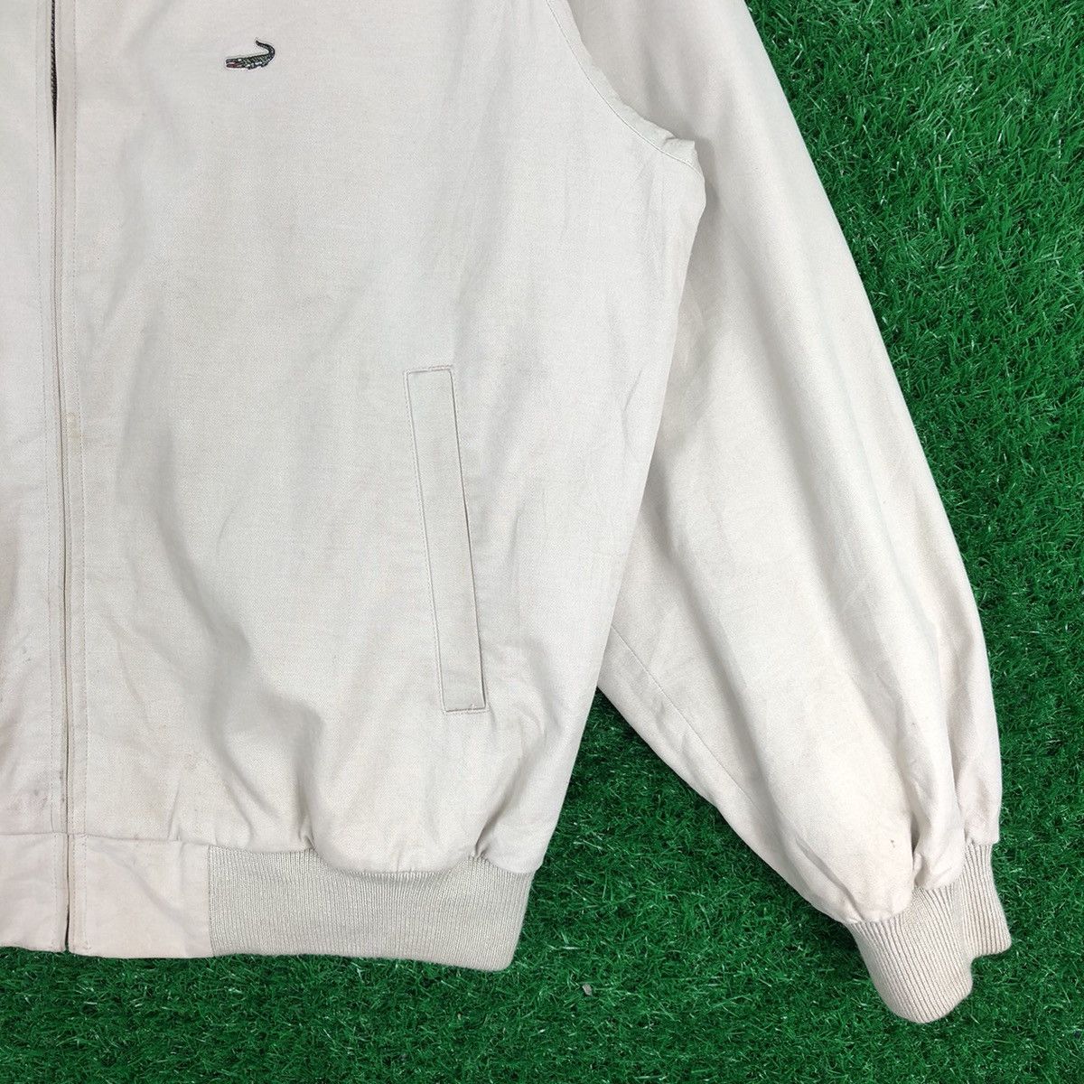 Japanese Brand × Vintage Vintage Crocodile Casual Work Zipper Jacket Size US L / EU 52-54 / 3 - 3 Thumbnail