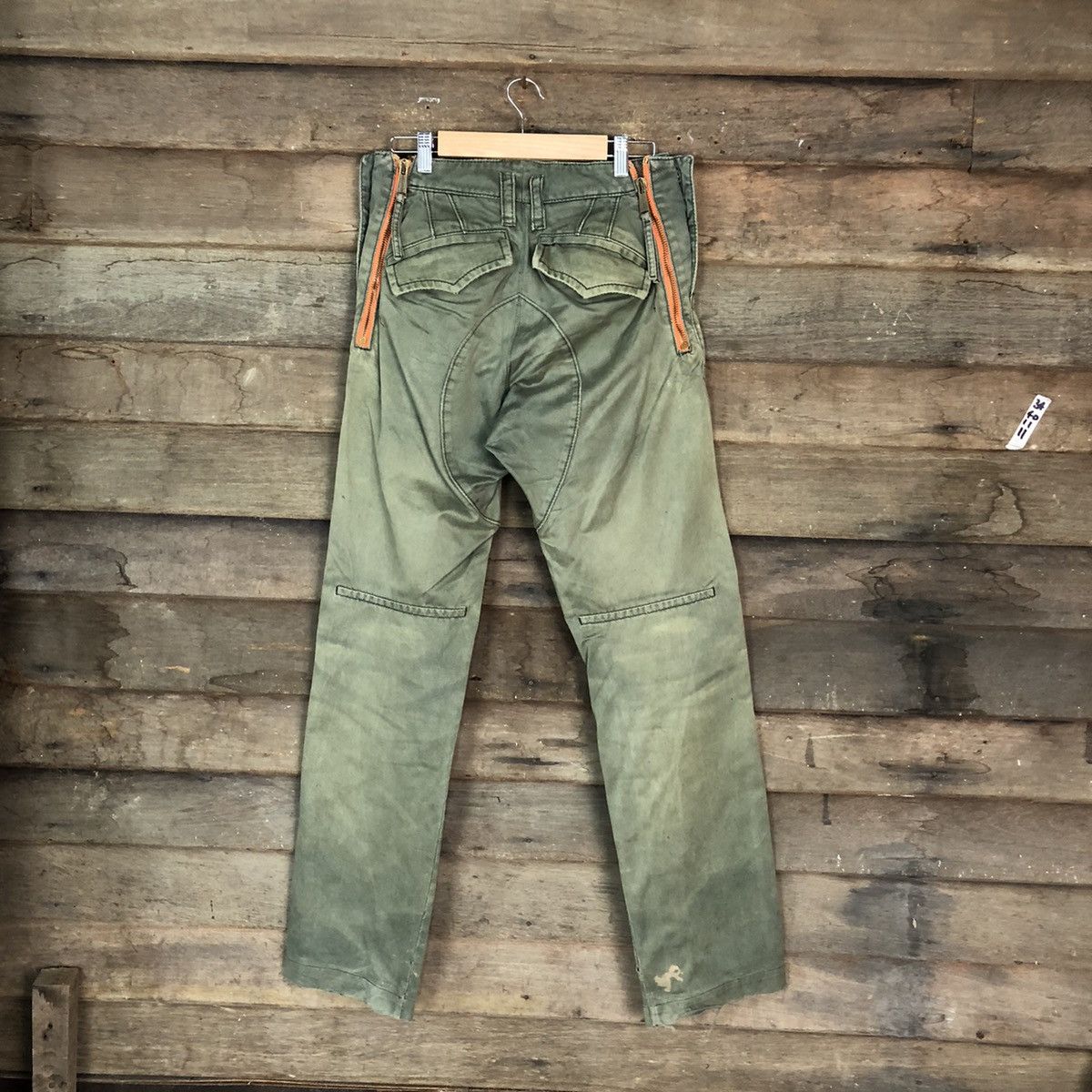 Dsquared2 Dsquared2 Green faded japan denim cargo Pants #6791 Size US 29 - 10 Thumbnail