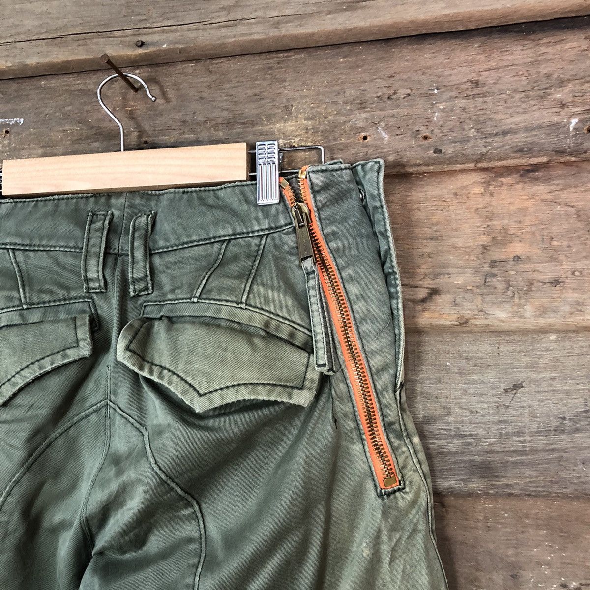 Dsquared2 Dsquared2 Green faded japan denim cargo Pants #6791 Size US 29 - 14 Thumbnail