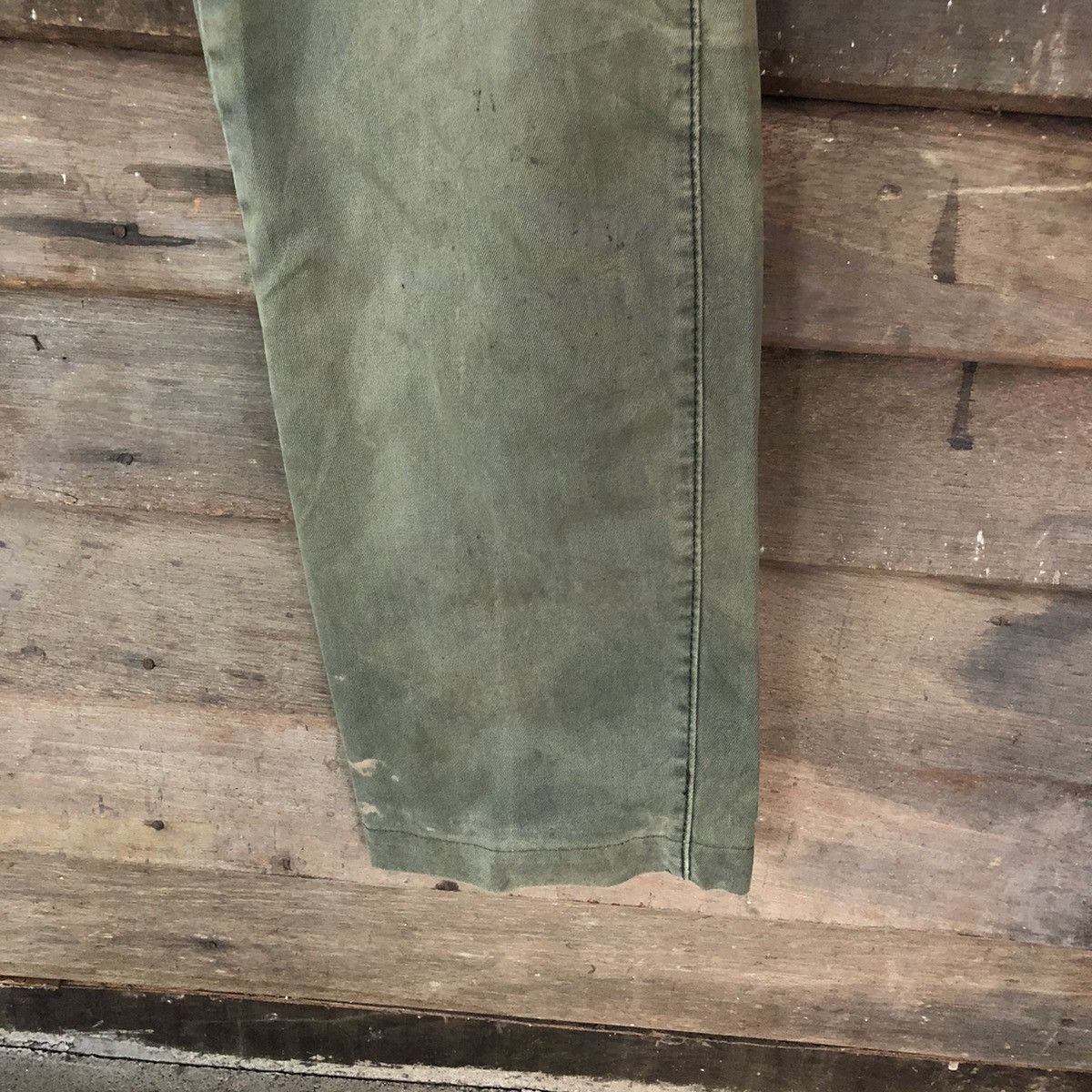 Dsquared2 Dsquared2 Green faded japan denim cargo Pants #6791 Size US 29 - 8 Thumbnail
