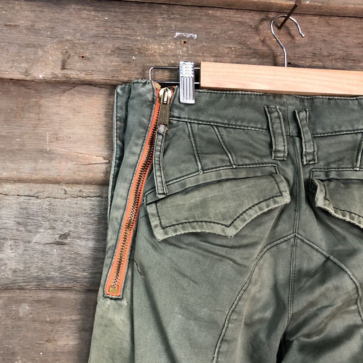 Dsquared2 Dsquared2 Green faded japan denim cargo Pants #6791 Size US 29 - 13 Thumbnail
