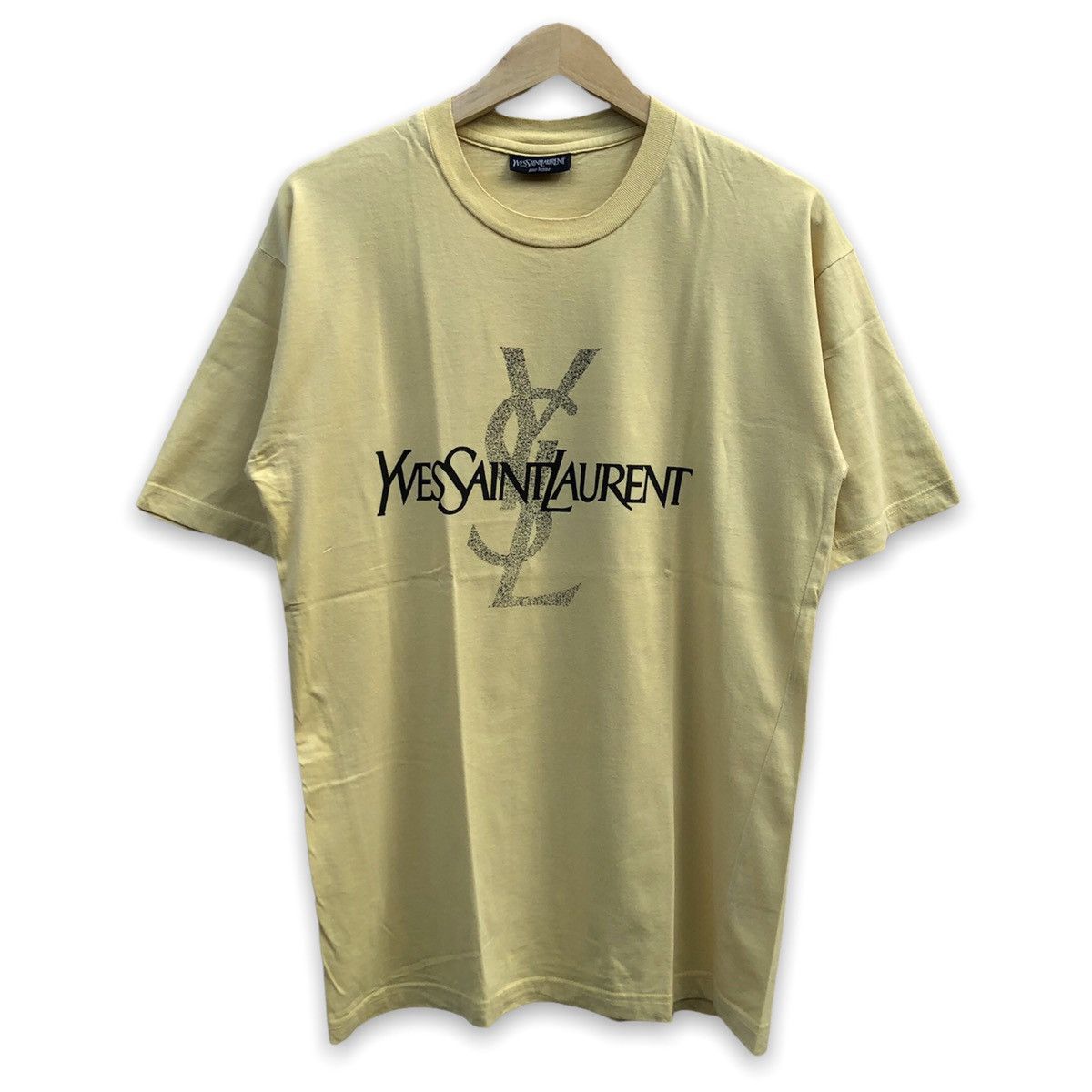 Vintage × Yves Saint Laurent Vintage Yves Saint Laurent Big logo Tshirt Size US L / EU 52-54 / 3 - 1 Thumbnail