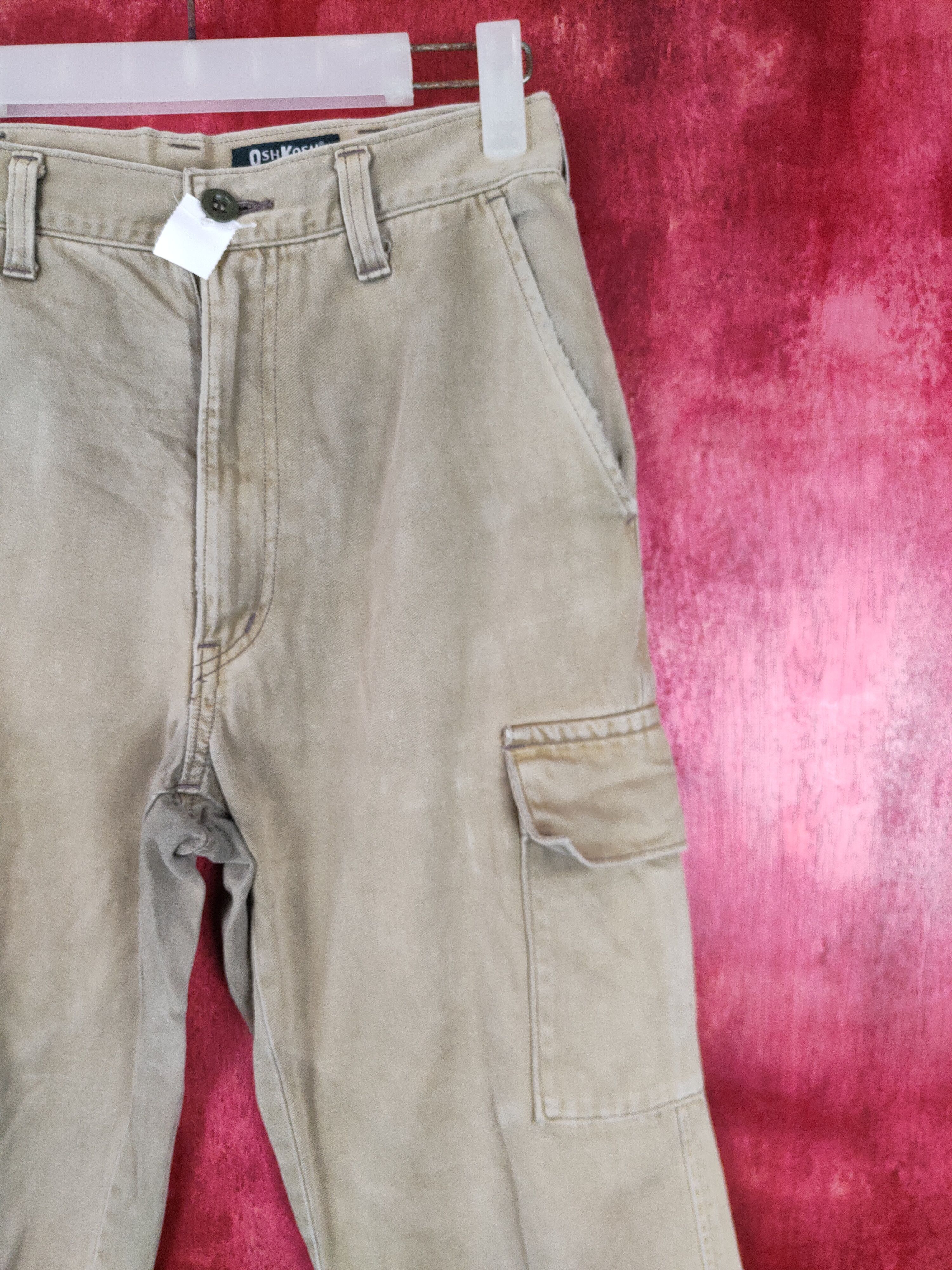 Japanese Brand × Oshkosh OshKosh classic multi pocket tactical cargo Pants #4487 Size US 28 / EU 44 - 4 Thumbnail
