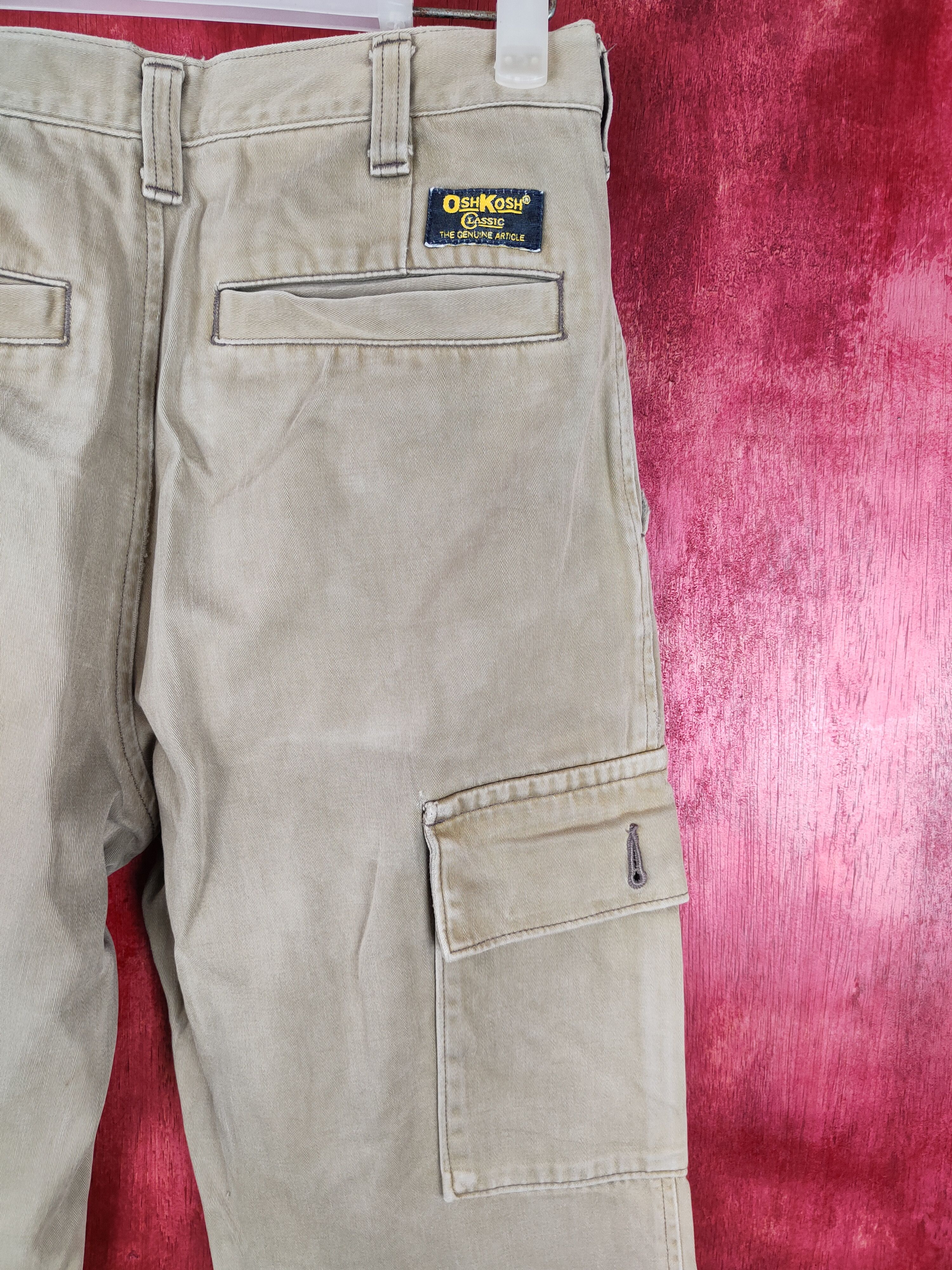 Japanese Brand × Oshkosh OshKosh classic multi pocket tactical cargo Pants #4487 Size US 28 / EU 44 - 11 Thumbnail