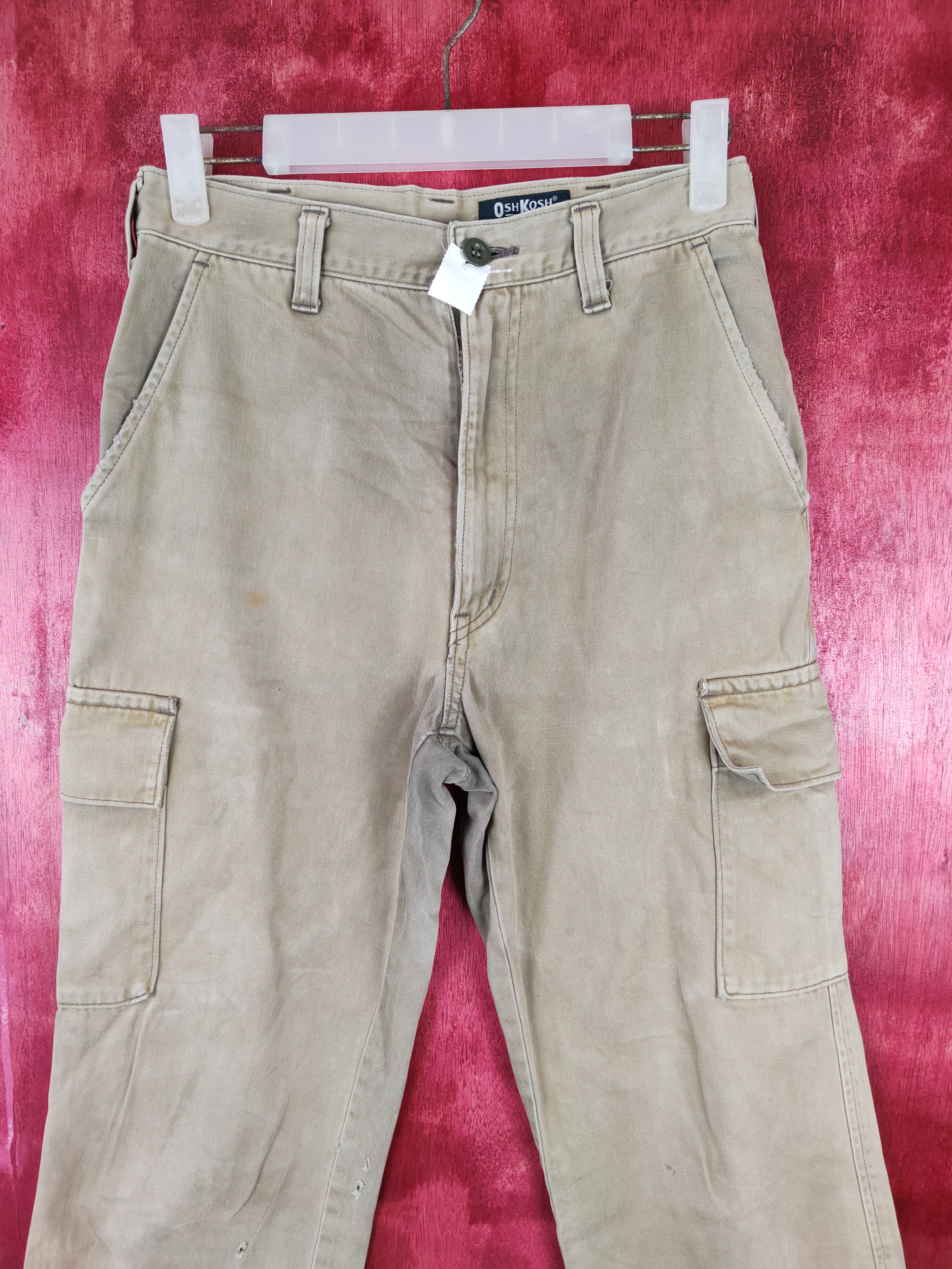 Japanese Brand × Oshkosh OshKosh classic multi pocket tactical cargo Pants #4487 Size US 28 / EU 44 - 2 Thumbnail