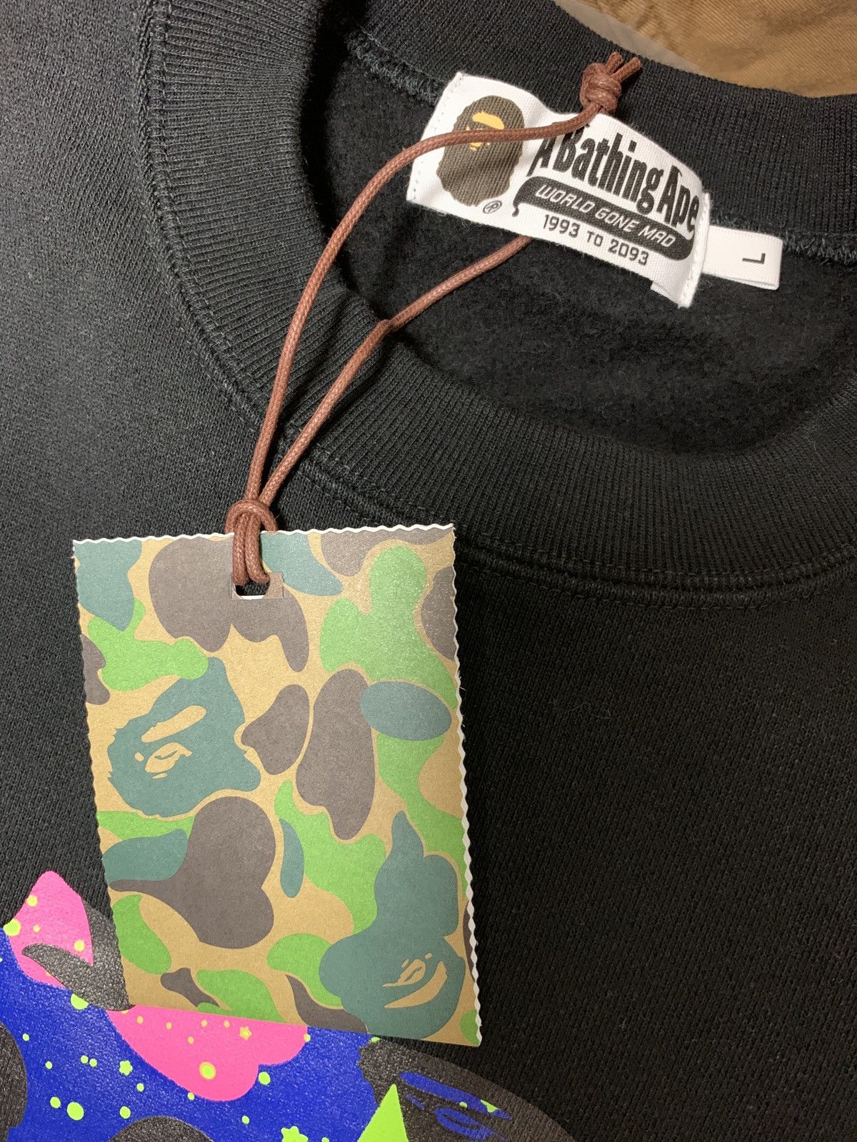 Bape DS! BAPE KID CUDI MOON MAN CREWNECK SWEATSHIRT Size US L / EU 52-54 / 3 - 3 Thumbnail