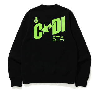 Bape DS! BAPE KID CUDI MOON MAN CREWNECK SWEATSHIRT Size US L / EU 52-54 / 3 - 2 Thumbnail