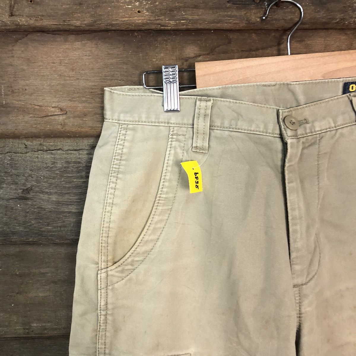 Oshkosh Osh Kosh Brown distresses multi pocket Cargo Pants #2839 Size US 28 / EU 44 - 4 Thumbnail