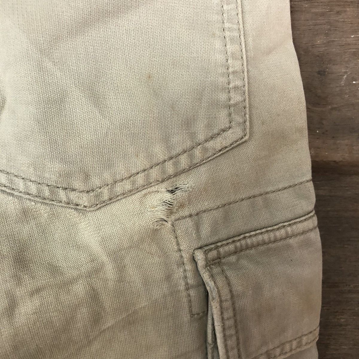 Oshkosh Osh Kosh Brown distresses multi pocket Cargo Pants #2839 Size US 28 / EU 44 - 17 Thumbnail
