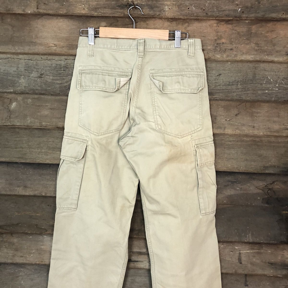 Oshkosh Osh Kosh Brown distresses multi pocket Cargo Pants #2839 Size US 28 / EU 44 - 13 Thumbnail