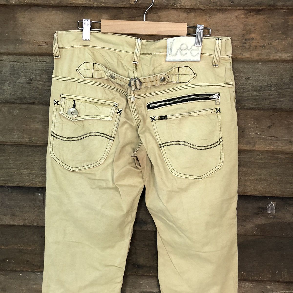 Lee Lee Cowboy buckle back utility Cargo Pants #4571 Size US 30 / EU 46 - 10 Thumbnail