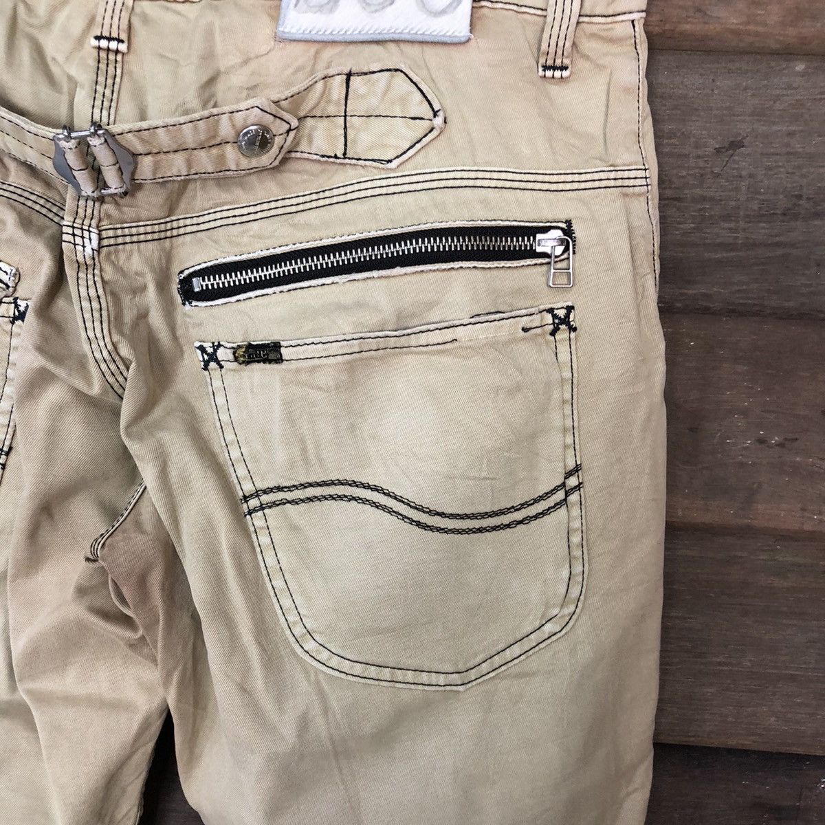 Lee Lee Cowboy buckle back utility Cargo Pants #4571 Size US 30 / EU 46 - 13 Thumbnail