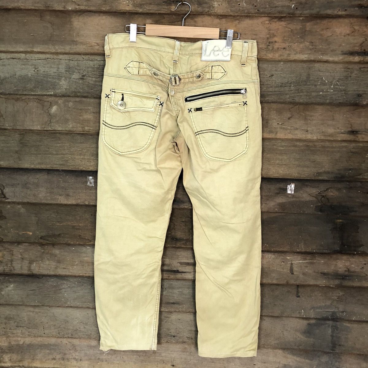 Lee Lee Cowboy buckle back utility Cargo Pants #4571 Size US 30 / EU 46 - 9 Thumbnail