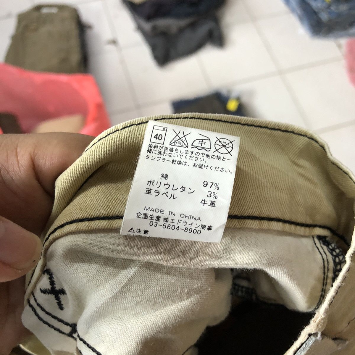 Lee Lee Cowboy buckle back utility Cargo Pants #4571 Size US 30 / EU 46 - 16 Thumbnail