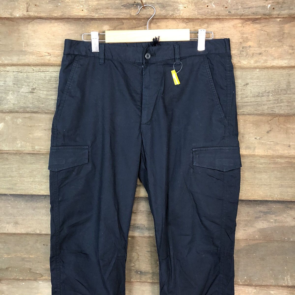 Japanese Brand Uniqlo Dark blue multipocket jogger Cargo Pants #3404 Size US 30 / EU 46 - 2 Thumbnail