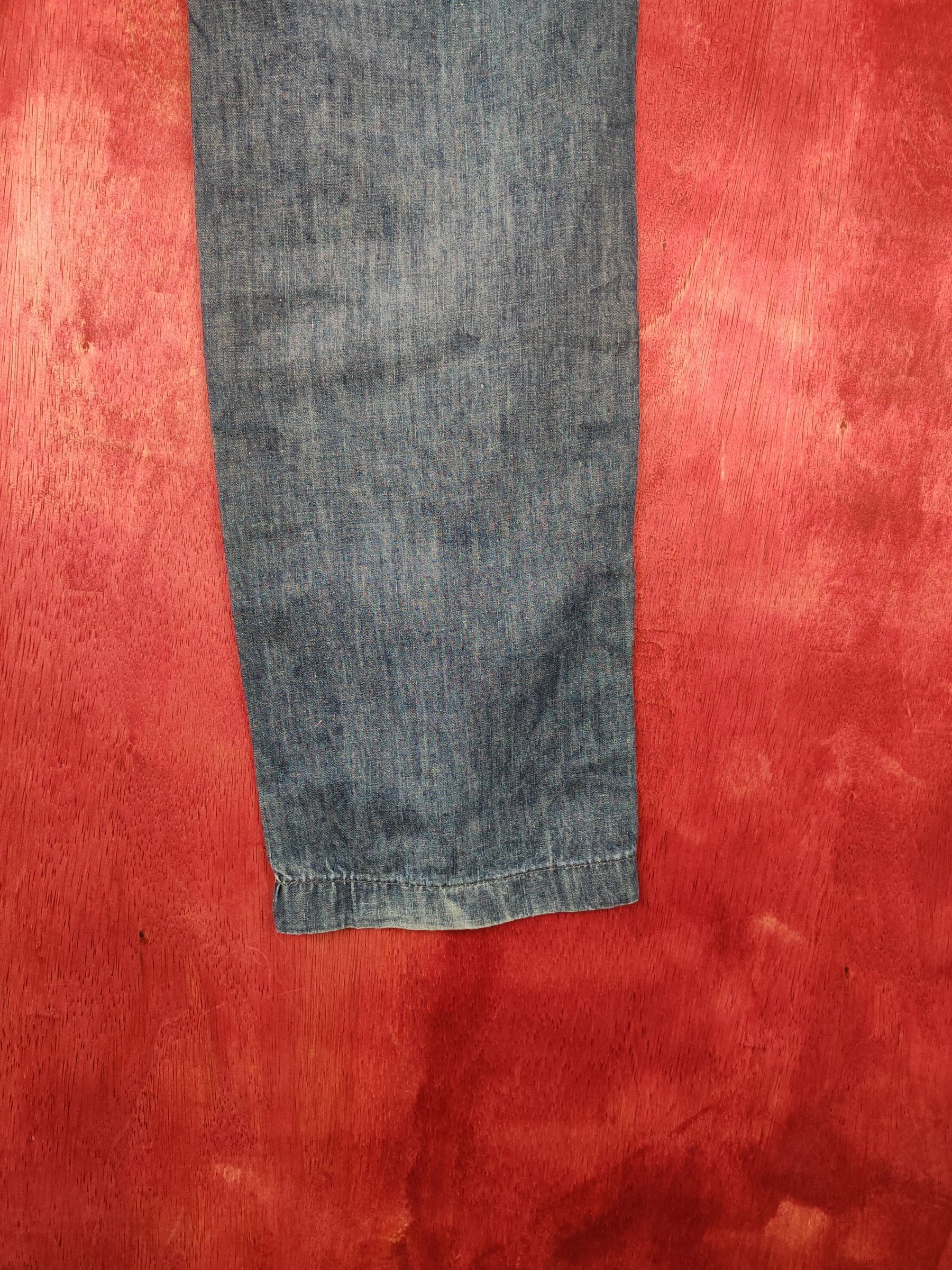 Japanese Brand Levi's Blue Soft Denim multipocket worker cargo Pants #S395 Size US 31 - 12 Thumbnail