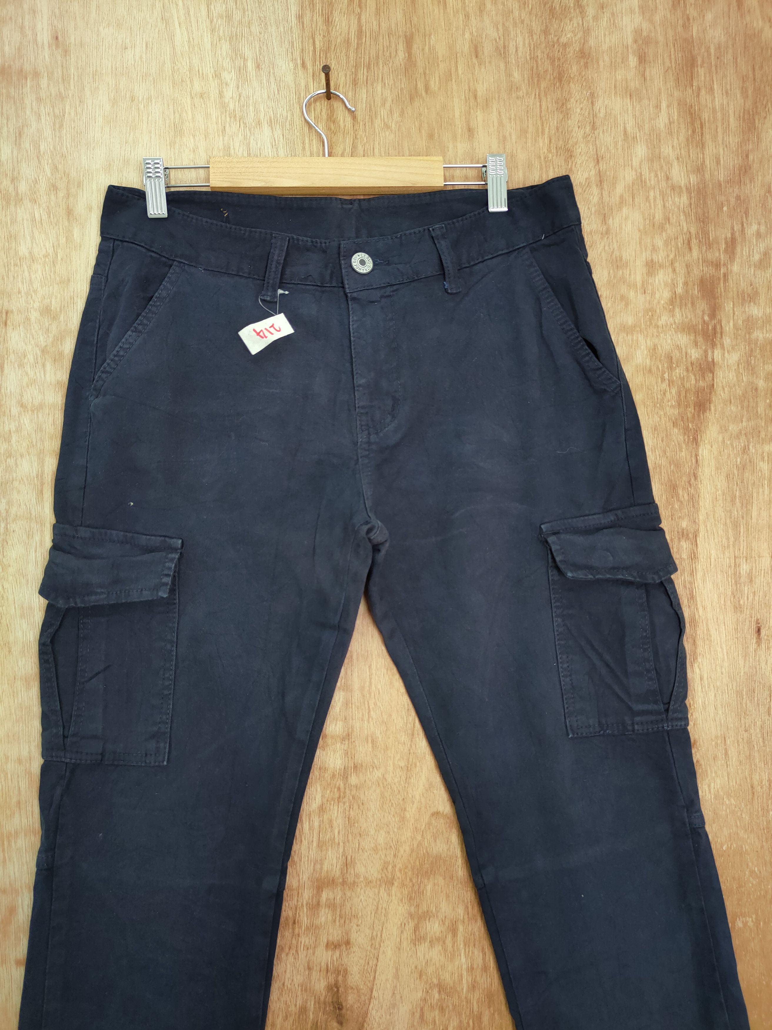 Japanese Brand DLL Leavs japan black multipocket tactical cargo pants #214 Size US 31 - 4 Thumbnail