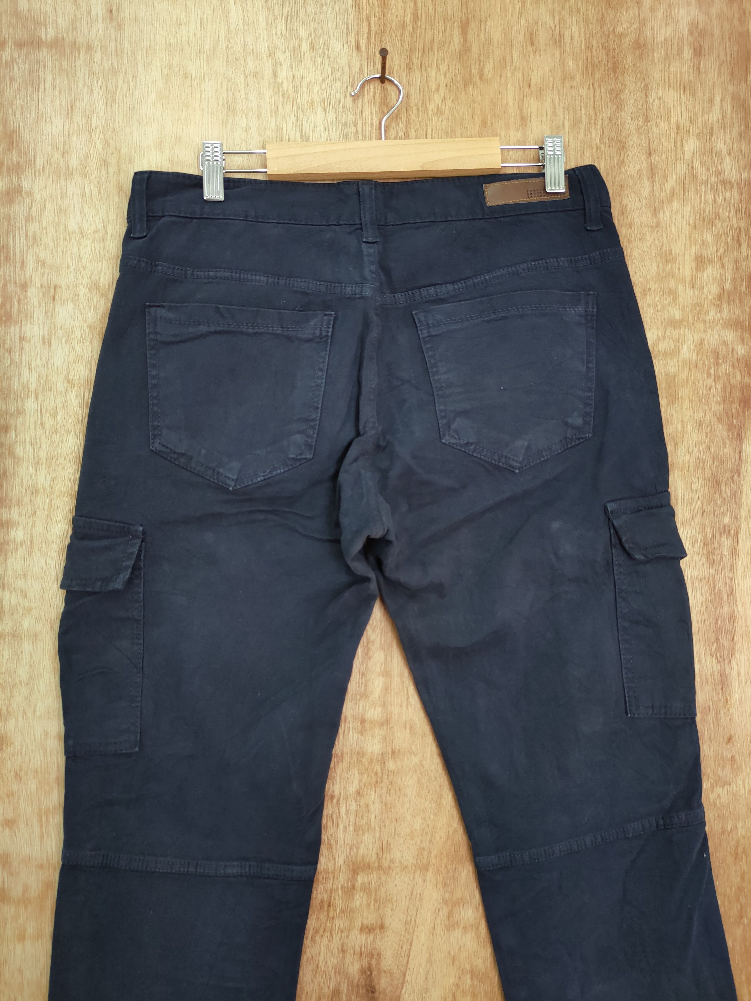 Japanese Brand DLL Leavs japan black multipocket tactical cargo pants #214 Size US 31 - 8 Thumbnail