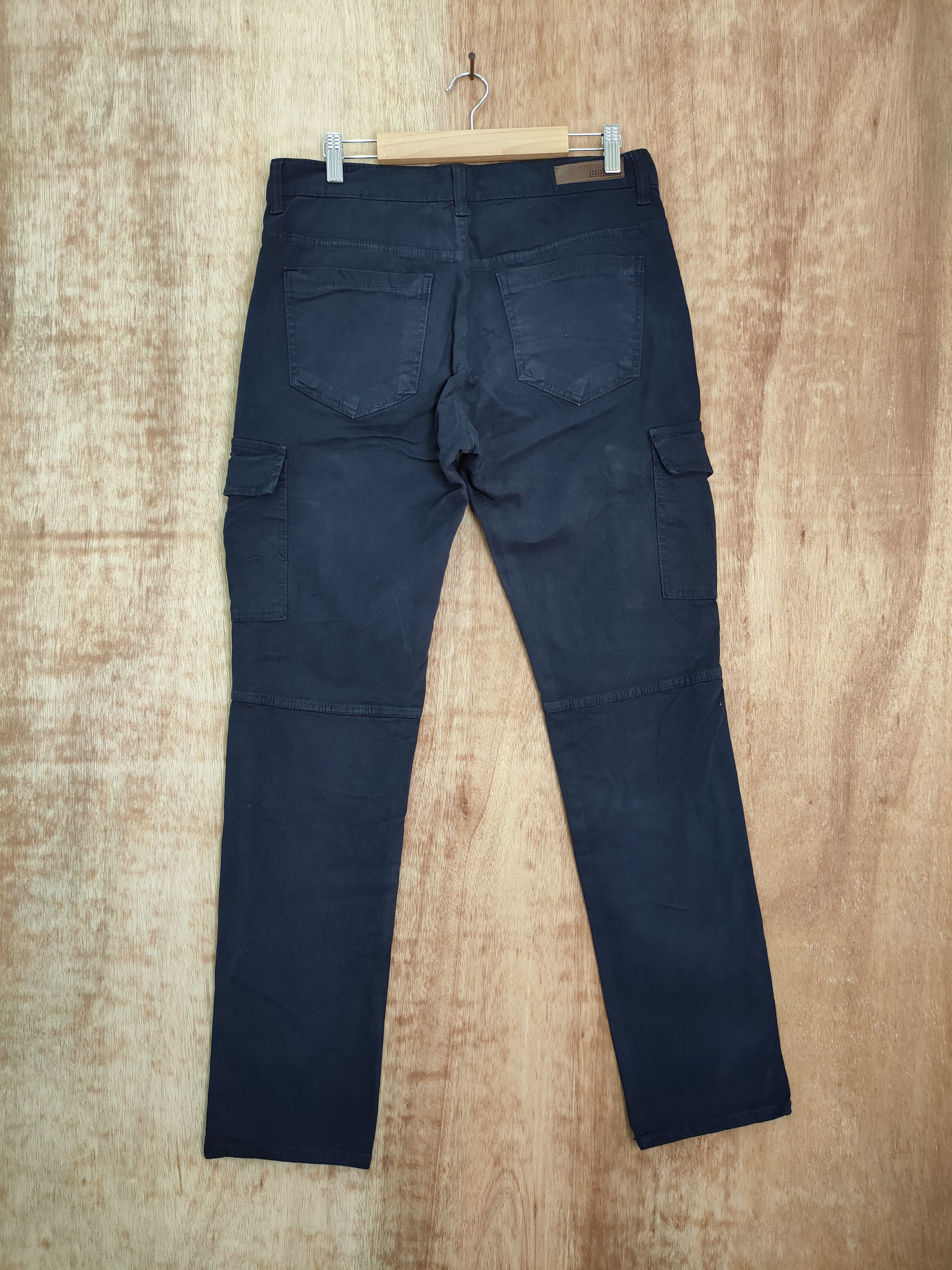 Japanese Brand DLL Leavs japan black multipocket tactical cargo pants #214 Size US 31 - 6 Thumbnail