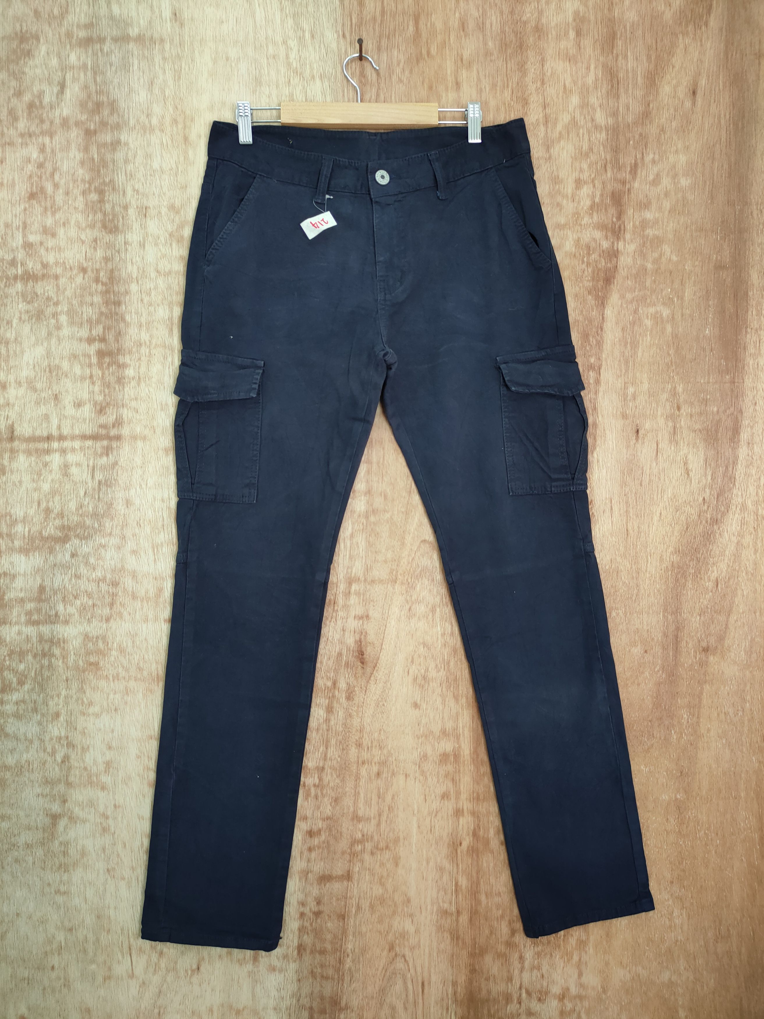 Japanese Brand DLL Leavs japan black multipocket tactical cargo pants #214 Size US 31 - 1 Thumbnail