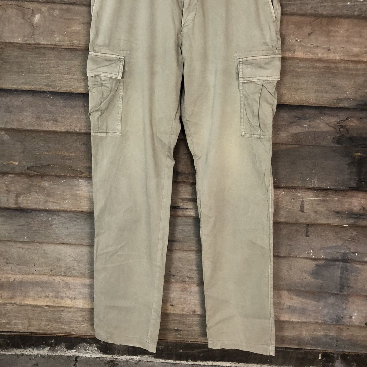 Japanese Brand Uniqlo Green multipocket tactical utility Cargo Pants #3393 Size US 34 / EU 50 - 3 Thumbnail