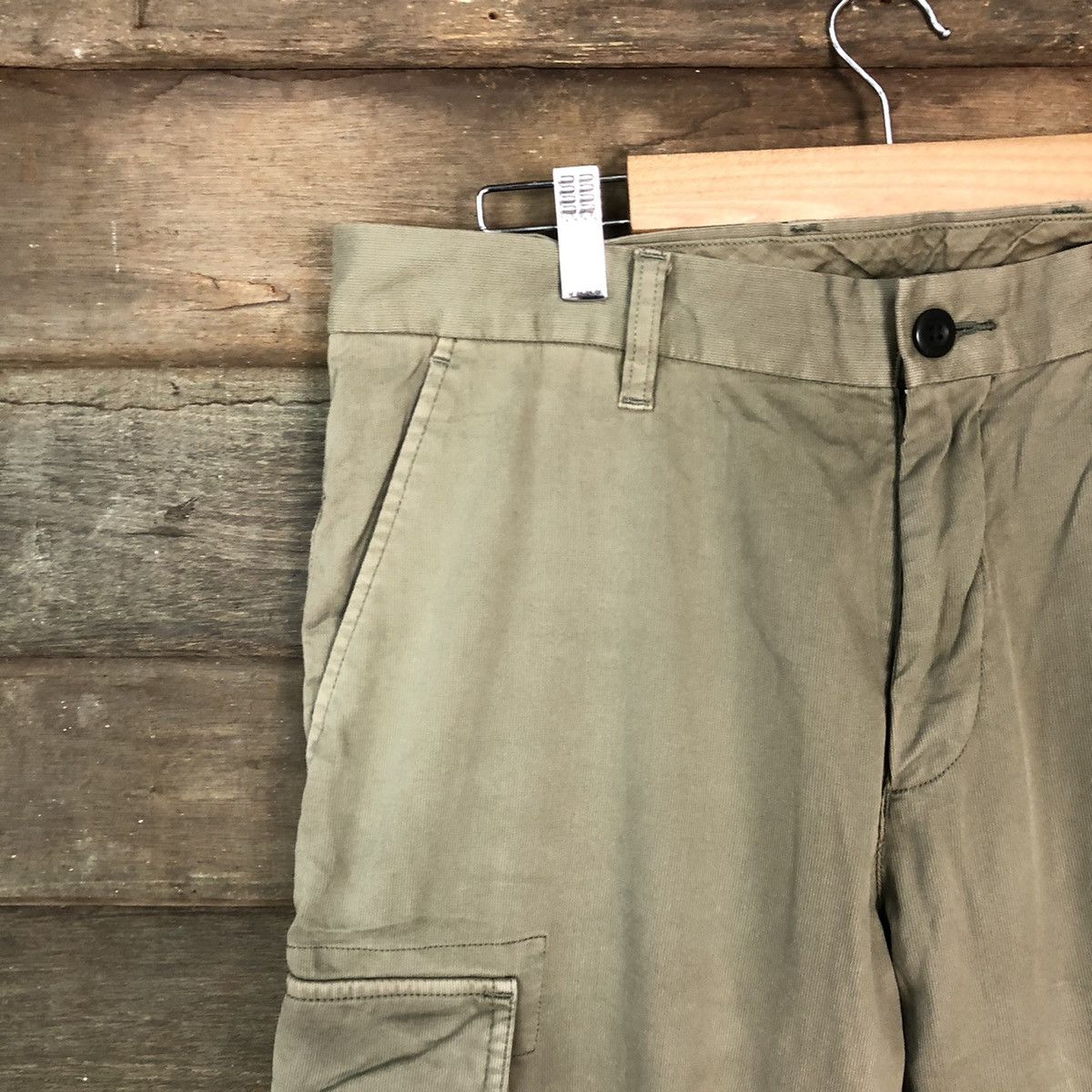Japanese Brand Uniqlo Green multipocket tactical utility Cargo Pants #3393 Size US 34 / EU 50 - 4 Thumbnail