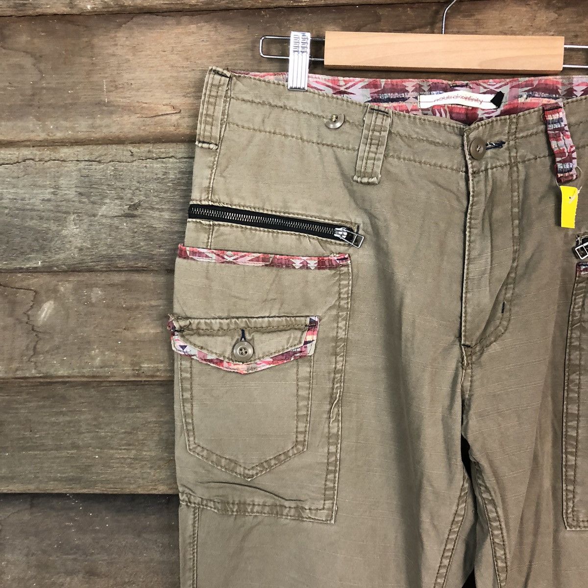 Japanese Brand Neutral Infinity multipocket tactical Cargo Pants #2857 Size 34" / US 12 / IT 48 - 4 Thumbnail