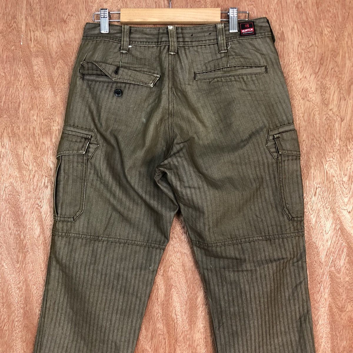 Japanese Brand × Vintage DLL Burtle Brown Multiopocket Tactical Cargo Pants #c620 Size US 27 - 10 Thumbnail